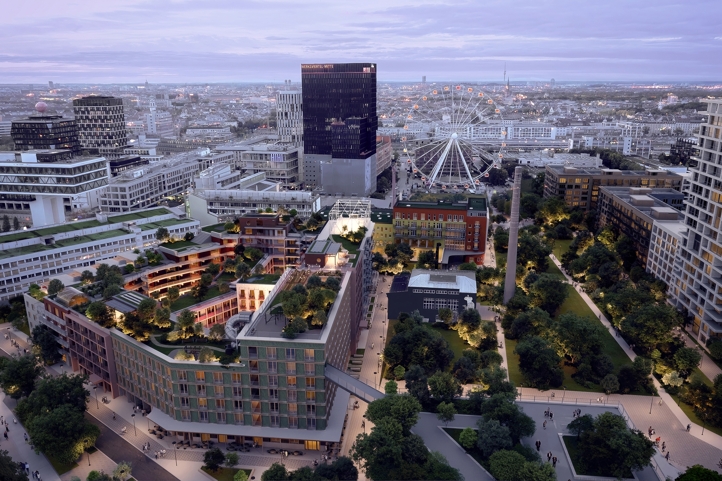 Werksviertel Munich urban design and public spaces | Steidle Architekten