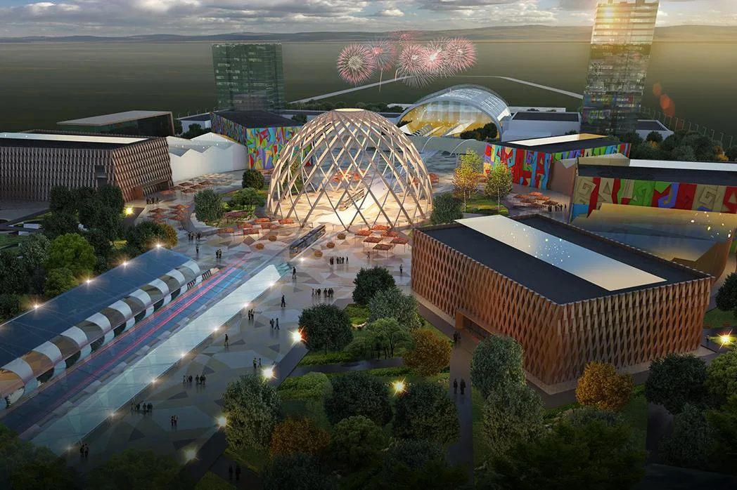 Proekt zastroyki MTsPS Khorgos 2014.