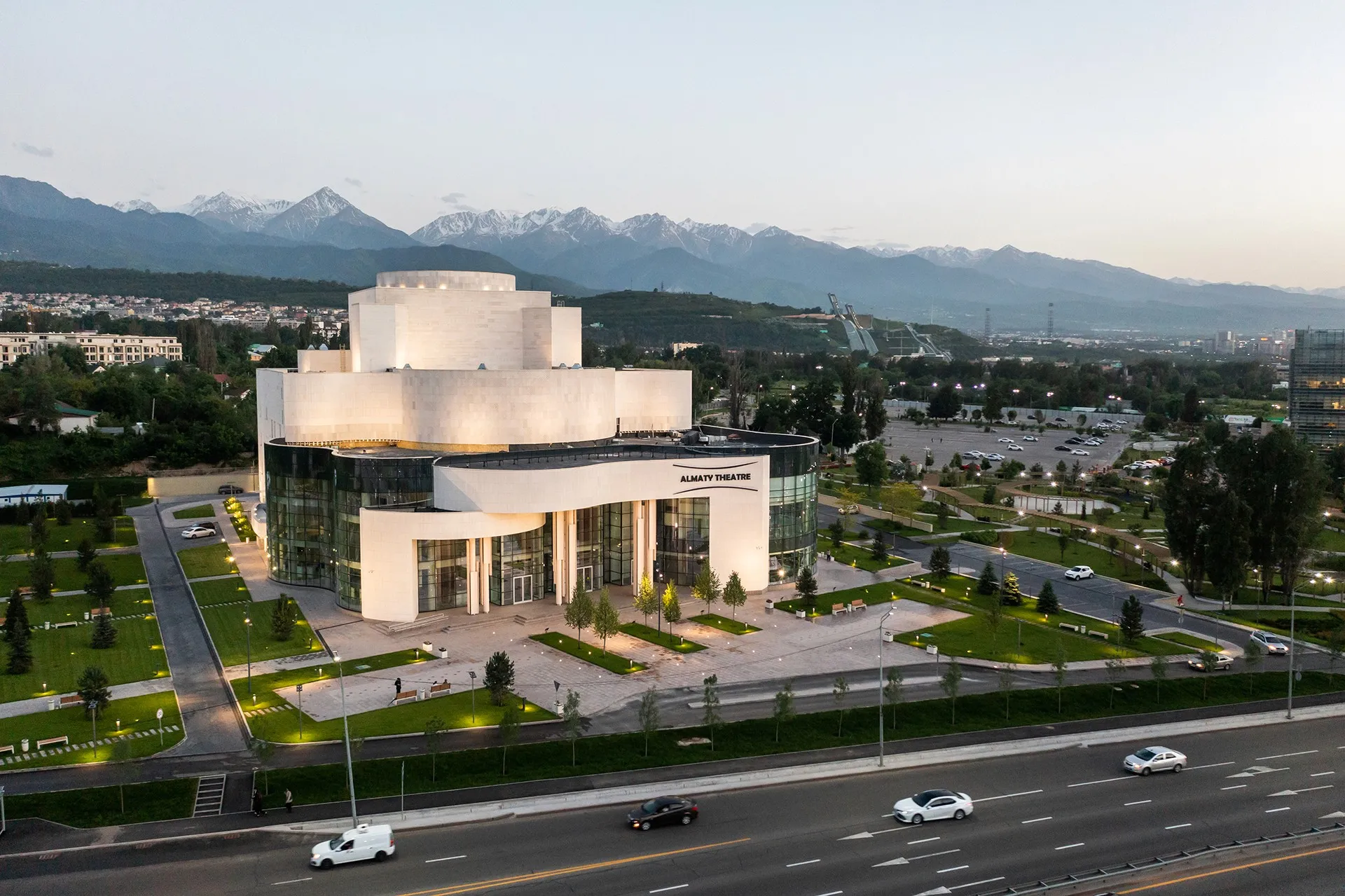 Almaty Theatre. A Symphony of Light and Form