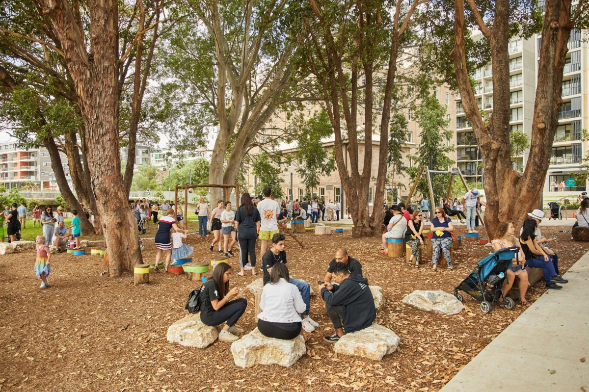 Район в Сиднее Summer Hill (проект Hassel)Изображение: DS Oficina