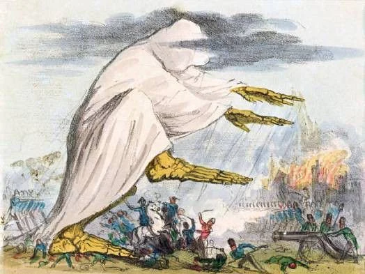 Репрезентация холеры от Роберта Сеймура. Фотоархив Национальной библиотеки медицины