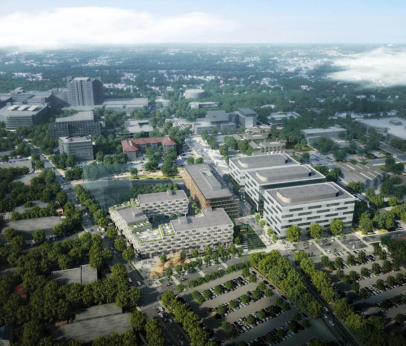 Площадь Aggie в Калифорнийском университете в Дэвисе