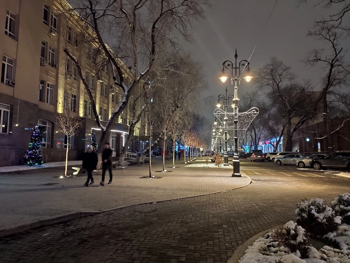 Улица Панфилова в Алматы, спроектированная на основе исследования Яна Гейла.