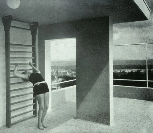 Терраса дома Ричарда Дёкера в Штутгарте, 1926 г. Фото: из книги Ричарда Дёкера Terrassen Typ