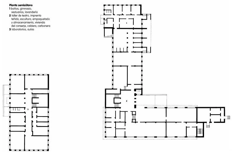 План школы «Баухаус»
