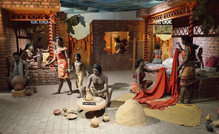 Реконструкция быта Хараппской цивилизации.