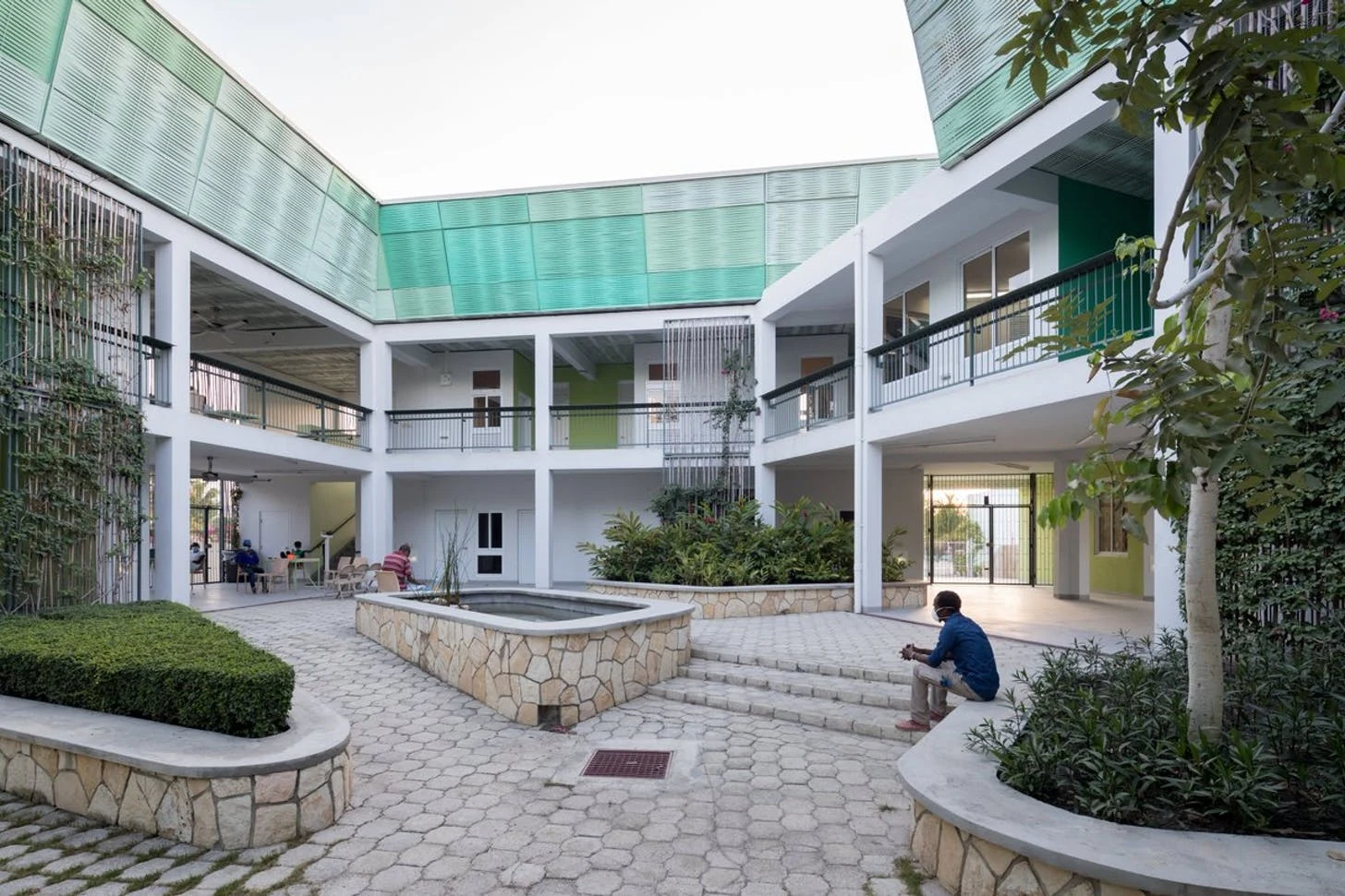 Туберкулезная больница GHESKIO на Гаити.Изображение © Иван Баан.