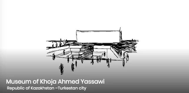проектMDD Architectcsдля Музея Ходжи Ахмеда Яссави