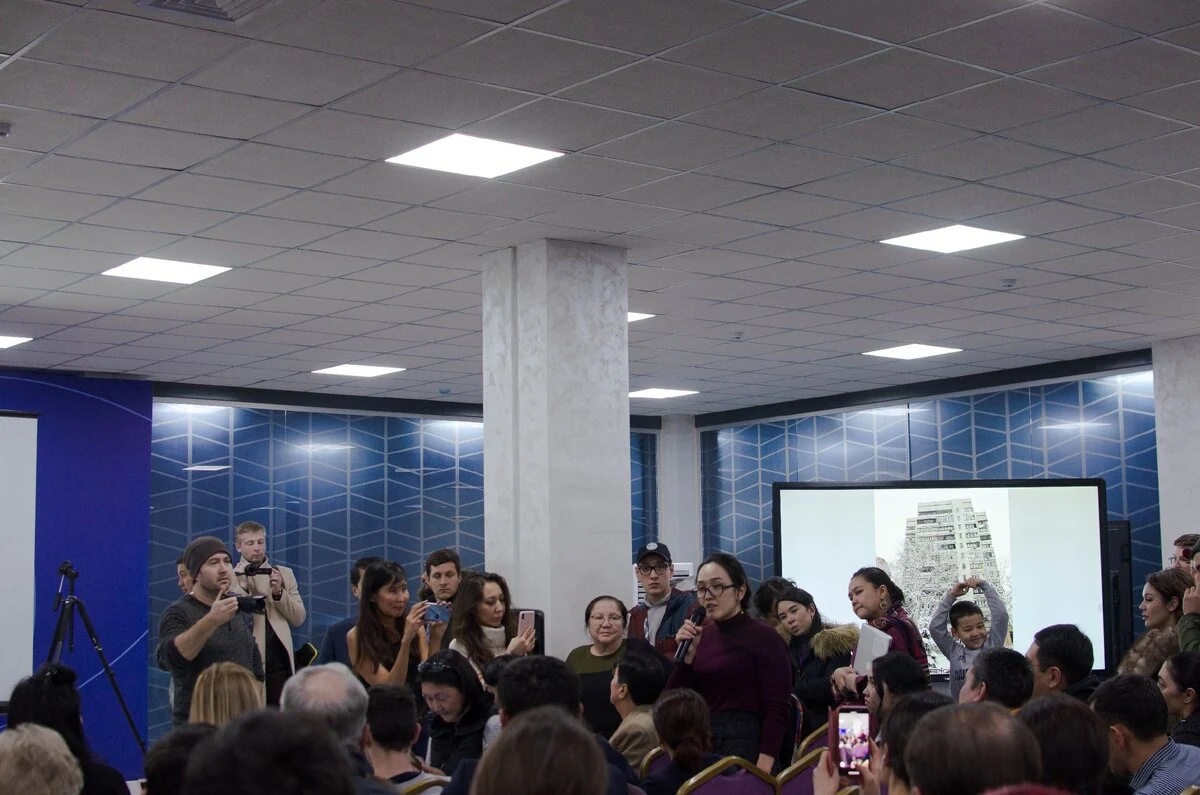 Выступление молодого архитектора, очень эмоциональное и близкое мне