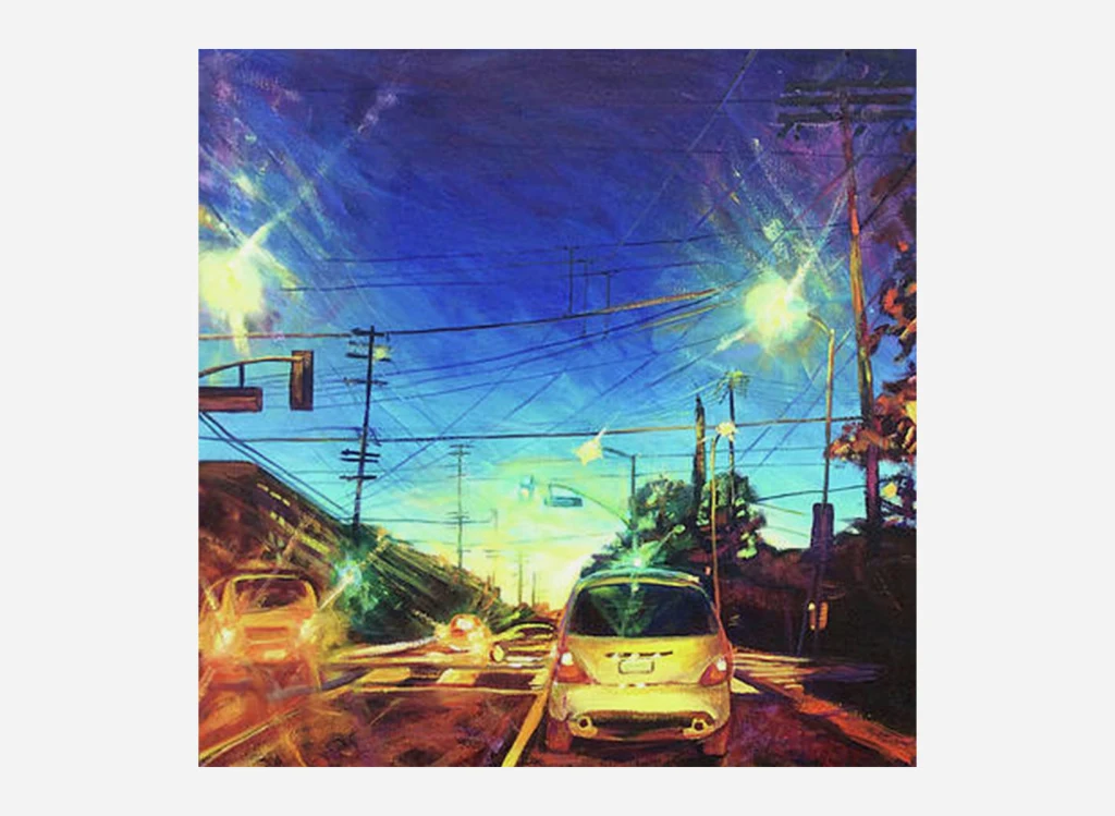 Картины Бонни Ламберт показывают тихую, неожиданную красоту уличного движения в Лос-Анджелесе.