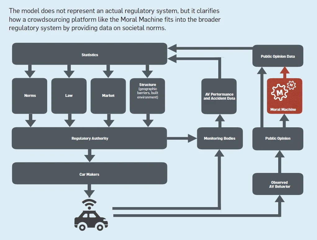Рисунок 4. Структура общества в цикле регулирования АТ.