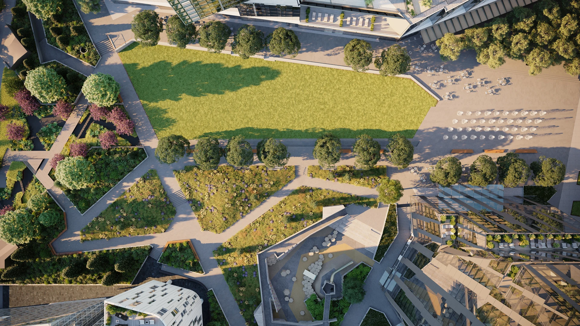 Waterline Сквер ПаркПарк в центре площади, занимающий почти три акра, представляет пример возрождения и красоты, создавая живую, естественную связь между зданиями.Это одновременно и задний двор, и оазис, доступный из каждого здания, украшенный скульптурными фонтанами, ухоженными газонами, извилистыми дорожками, каскадными водоемами и полностью оборудованной детской площадкой.