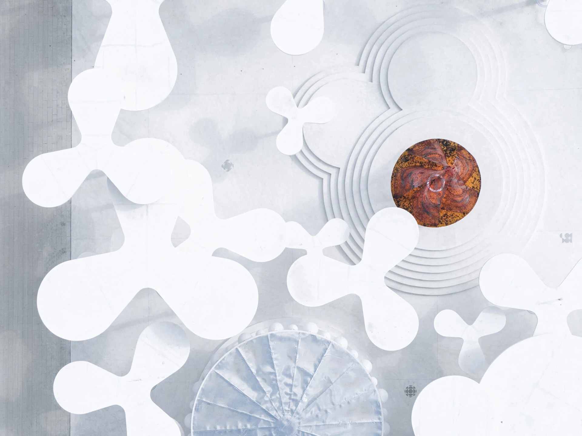 Архитекторы намеревались создать «антиродовой» ландшафт, чтобы посетители могли наслаждаться.