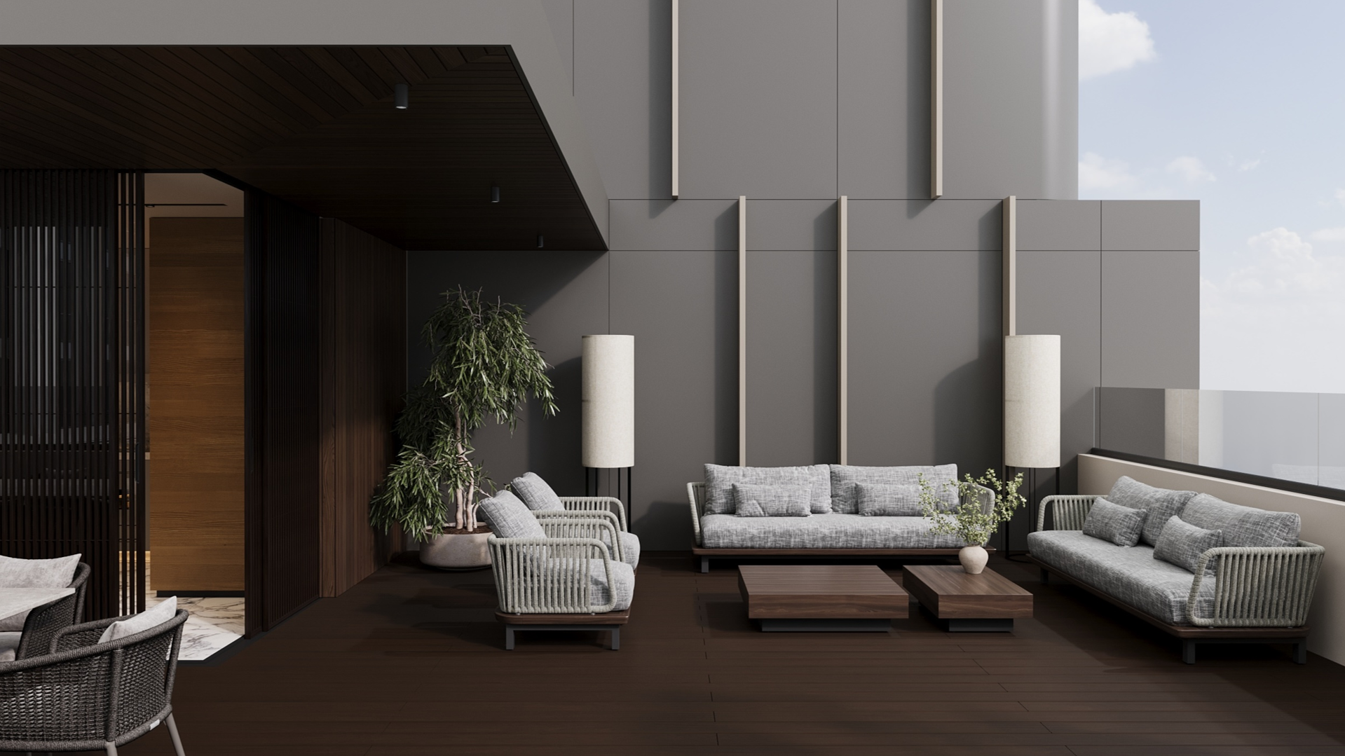 Sky Club на террасе