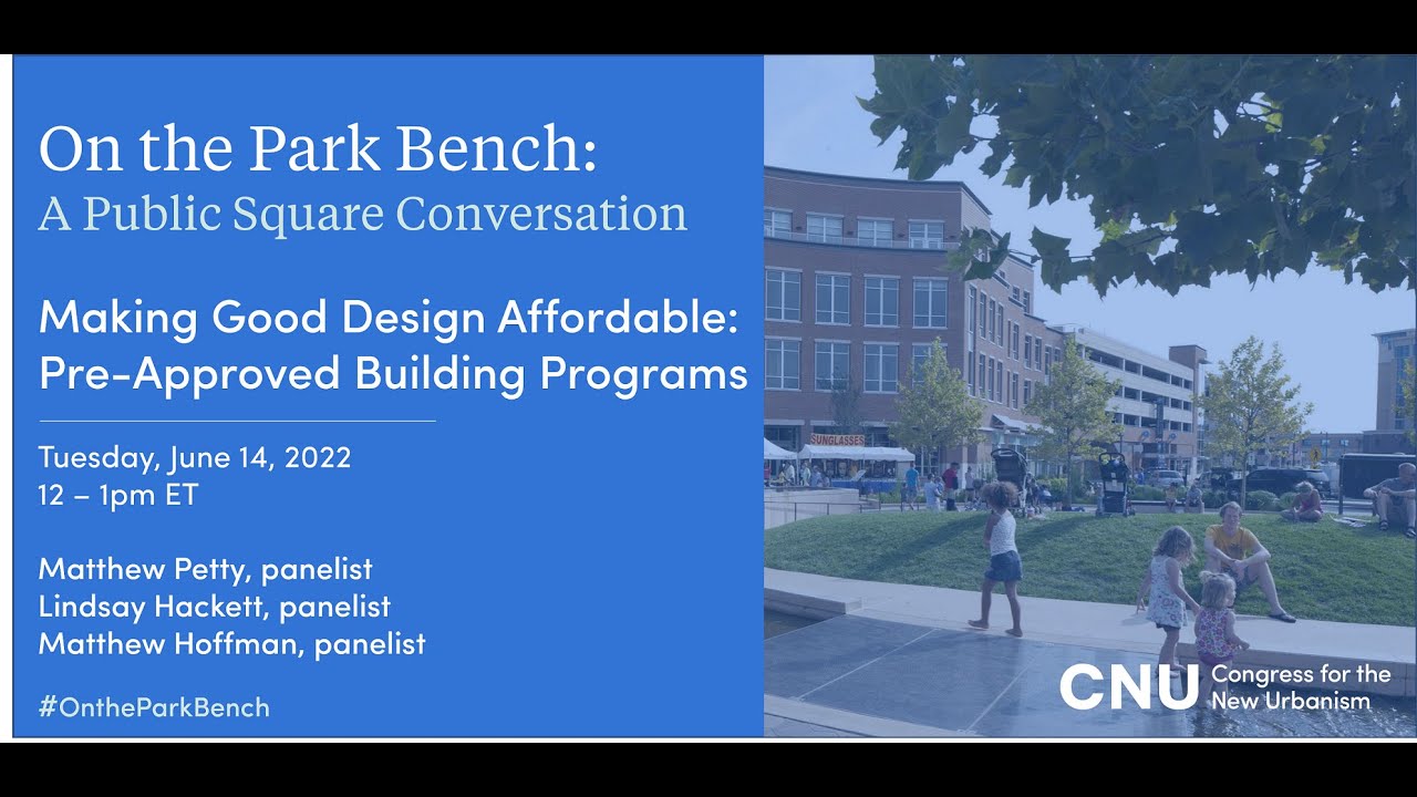 Making Good Design Affordable:Pre-Approved Building Program