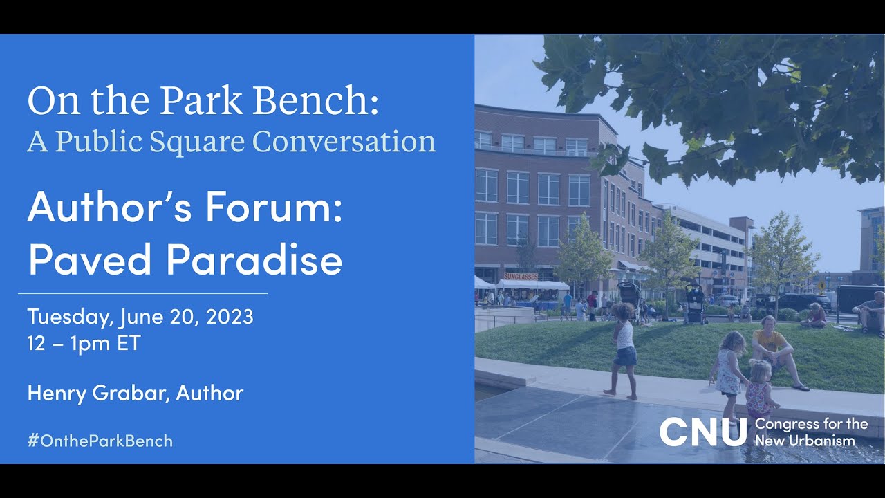Author's Forum: Paved Paradise