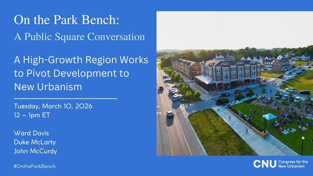 A High-Growth Region Work to PivotDevelopment to New Urbanism