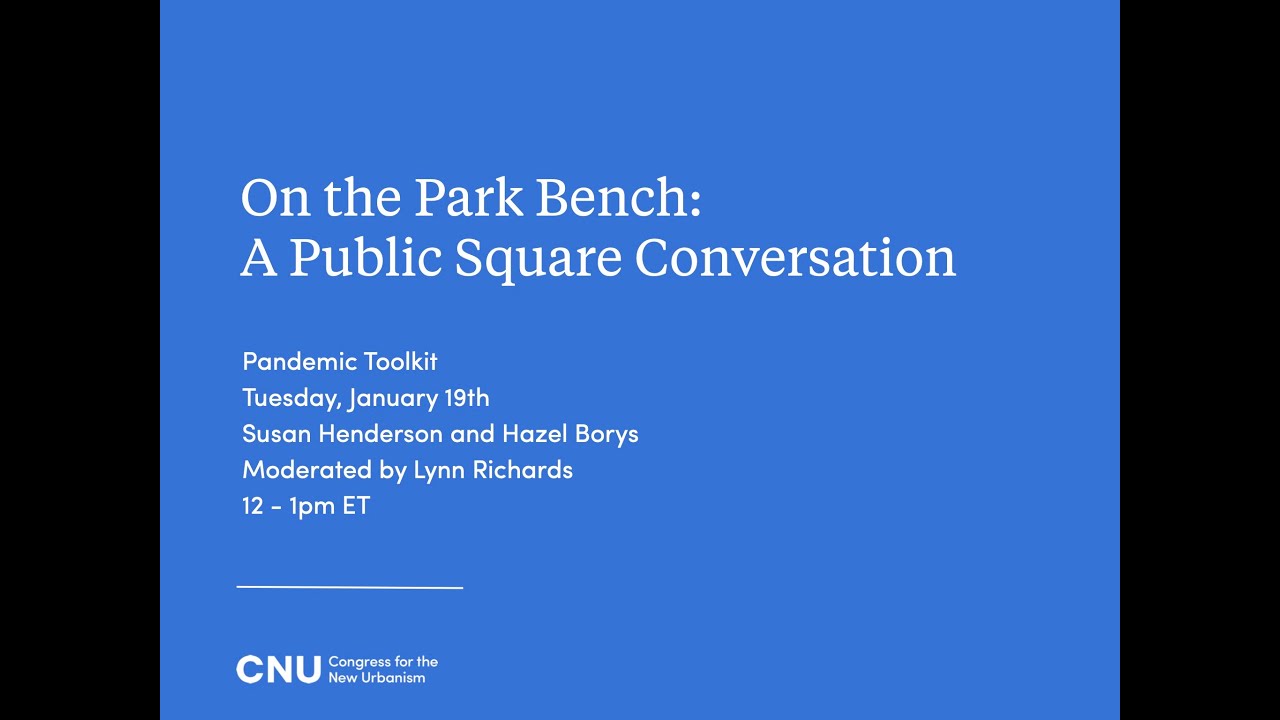 On the Park Bench - Pandemic Toolkit