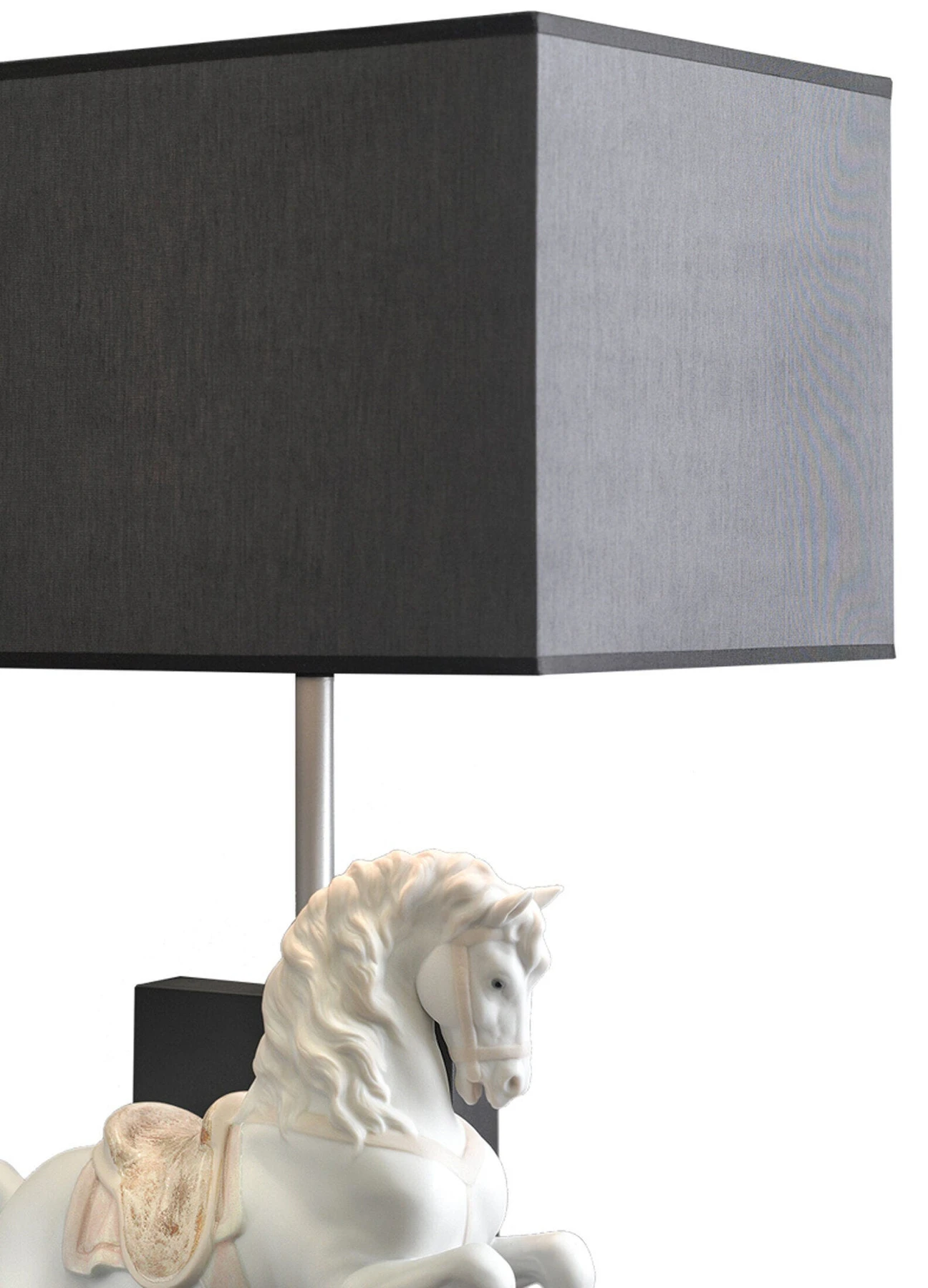 Horse on Courbette Table Lamp