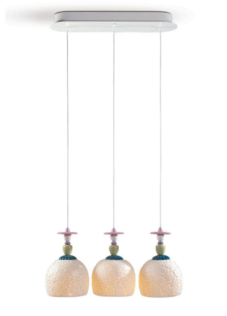 Mademoiselle Lineal Canopy 3 Lights Gazing at The Ocean Ceiling Lamp