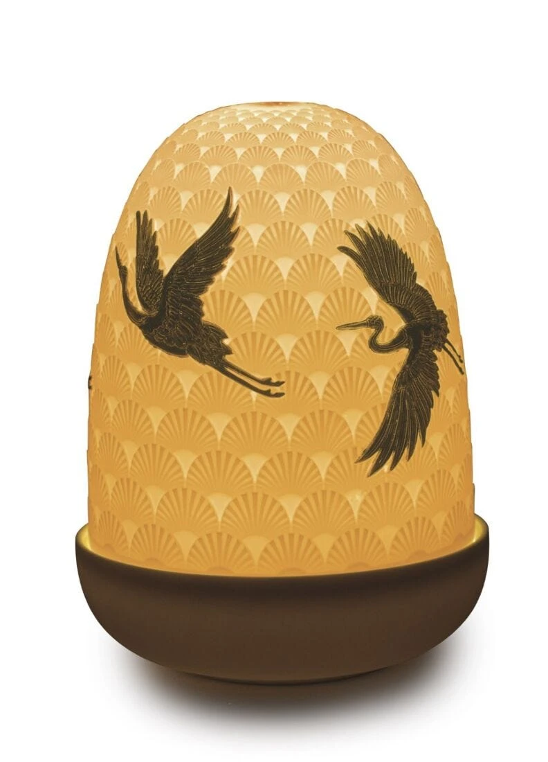 Cranes Dome Table Lamp