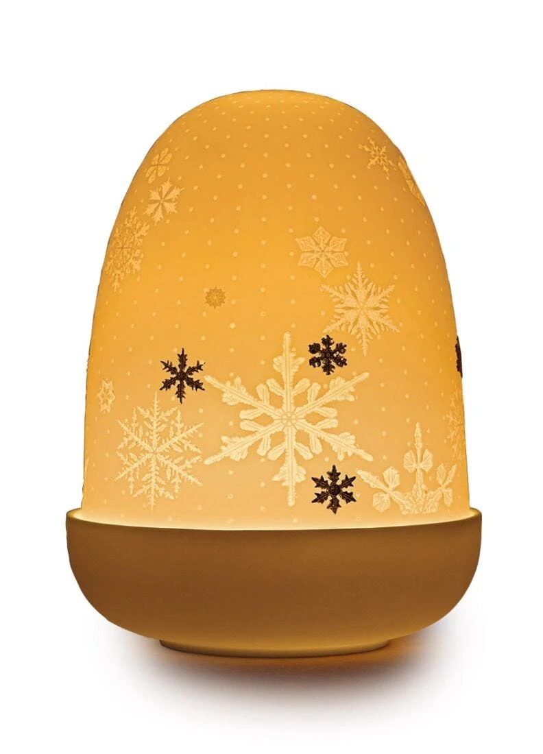 Snowflakes Dome Table Lamp