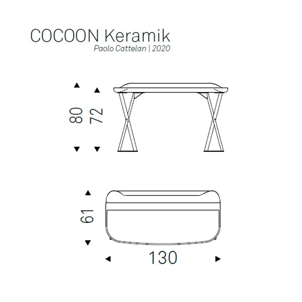 Стол Cattelan Italia COCOON Keramik