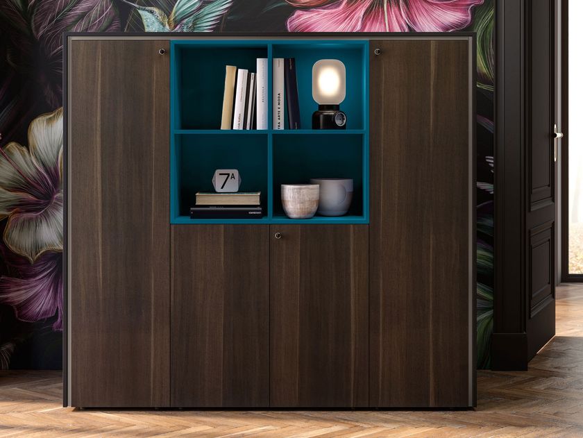 About Office
FRAME
Wooden office storage unit with hinged doors