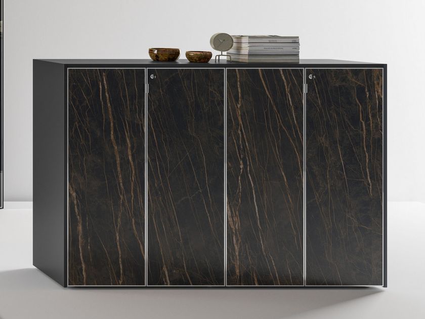 About Office
HYPE
Laminam® and wood office storage unit