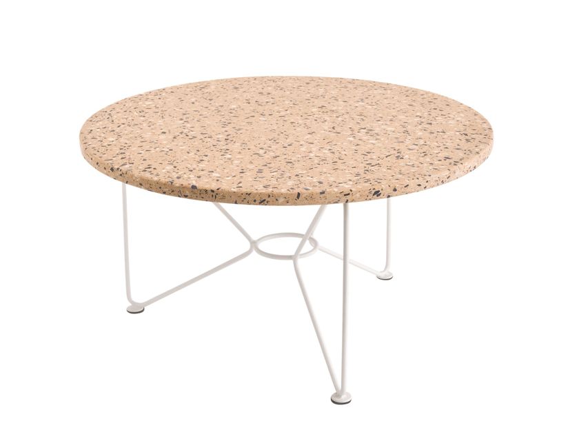 Acapulco Design
LOW TABLE ROSATO
Round terrazzo coffee table with steel frame