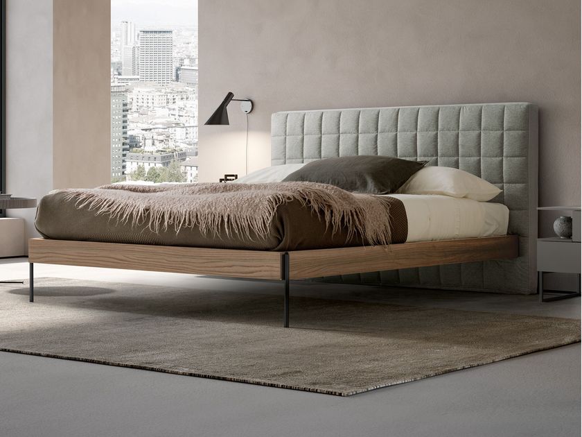 Adok
RUBIK
Fabric bed with upholstered headboard