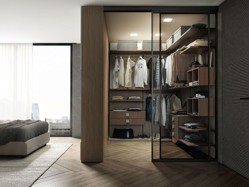 Adok
TA-TAC
Corner wooden walk-in wardrobe