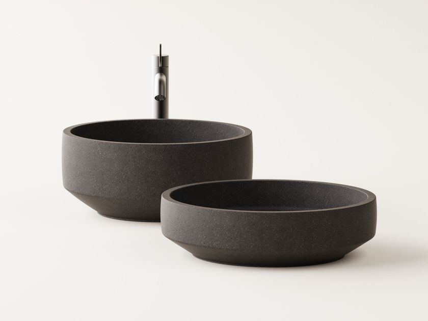 Agape
CENOTE LAVA
Countertop round lava stone washbasin