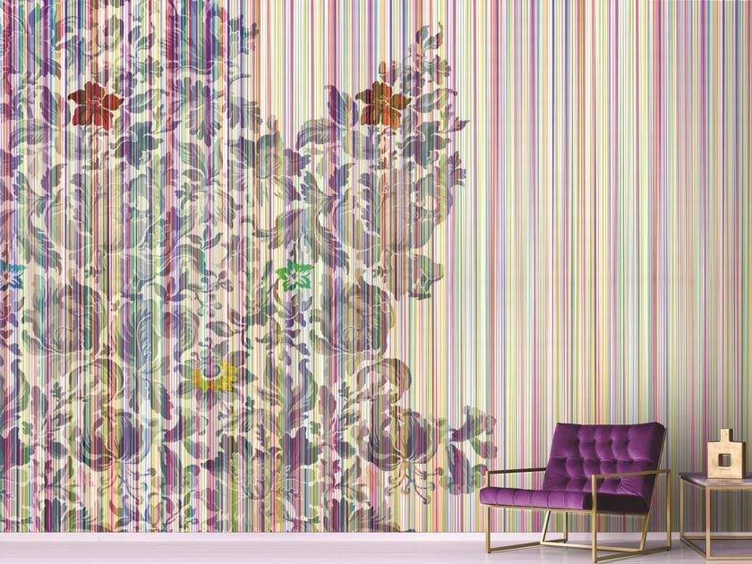 AGENA
LA GHIRLANDATA
Digital printing wallpaper with floral pattern