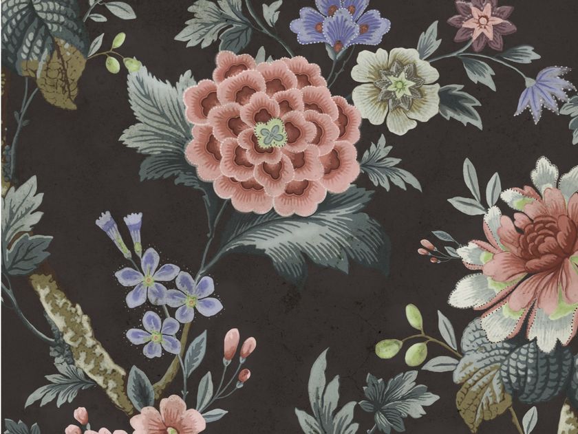 AGENA
SOPHIA
Fire retardant Trevira® CS wallpaper with floral pattern