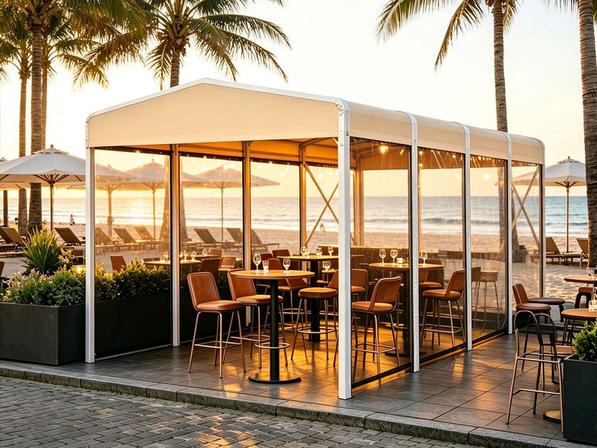 AIRMEGA LINGYU TENT - Прямоугольная стационарная беседка