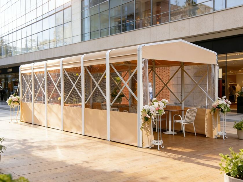 LINGYU TENT - Прямоугольный выдвижной павильон
