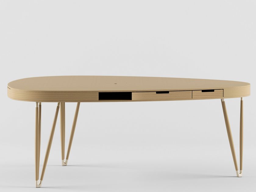 Alias
PLETTRO / W02
Multi-layer wood writing desk with drawers