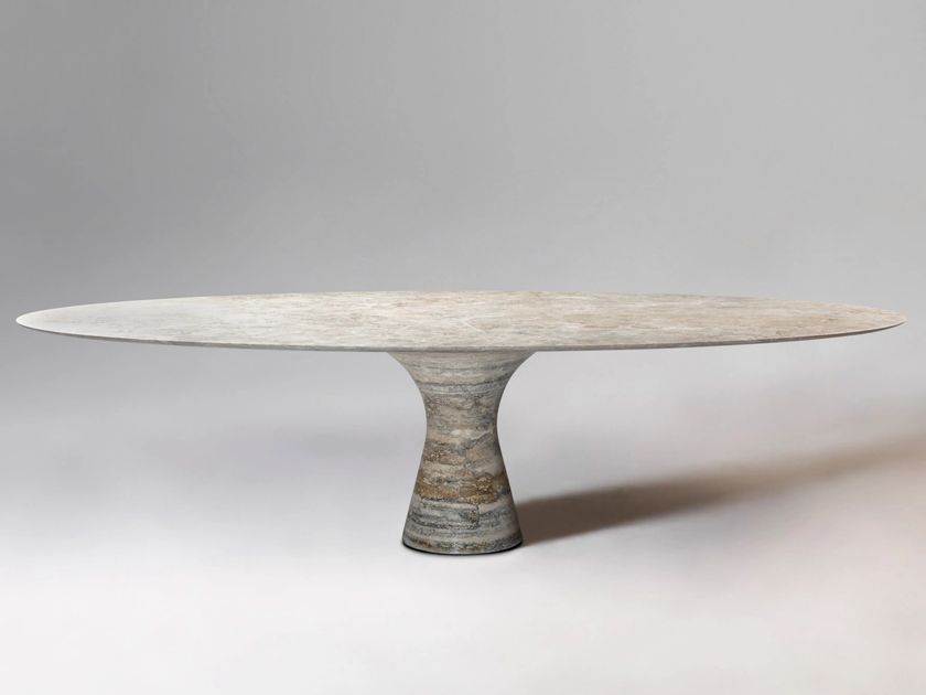 Alinea Design Objects
ANGELO M
Oval natural stone dining table