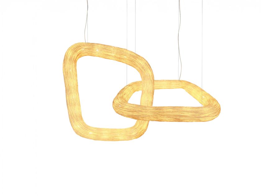Ango
DOUBLE ORBIT
LED rattan pendant lamp