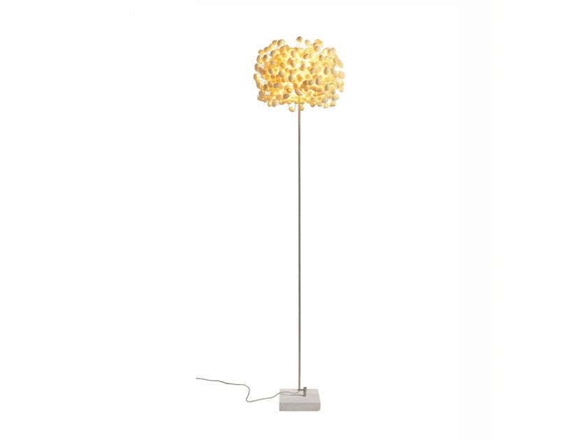 Ango
WHITE SPACE
Sculptural silk cocoon handcrafted floor lamp