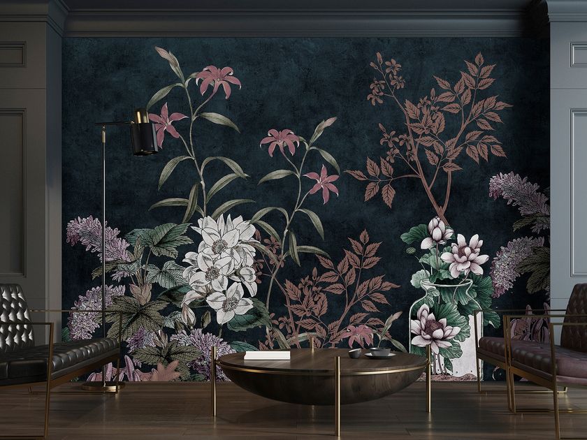Architects Paper
DARK ROOM
Washable nonwoven wallpaper with floral pattern