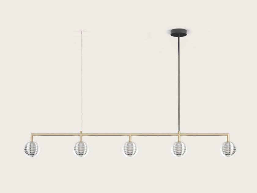 Aromas del Campo
DOUL
LED glass and steel pendant lamp with dimmer