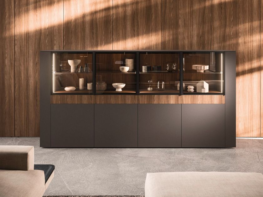 Arrital
MADIA TECA
Modular aluminium and wood highboard