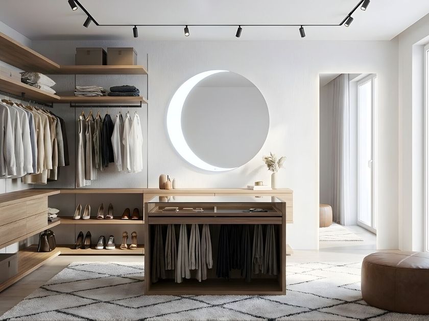 Arte Riflessa
LUNA
Wall-mounted round mirror with lighting