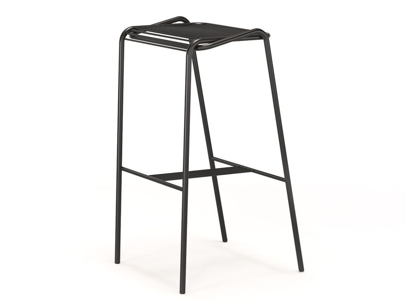 Artu
LETUBE
High metal stool with footrest