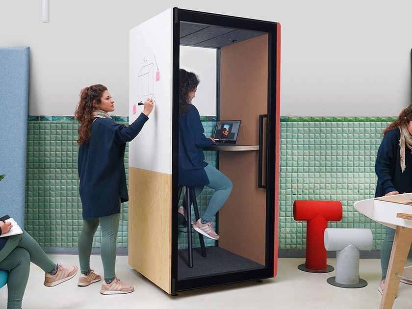 Askia
KAMELEON K1
Single acoustic office pod