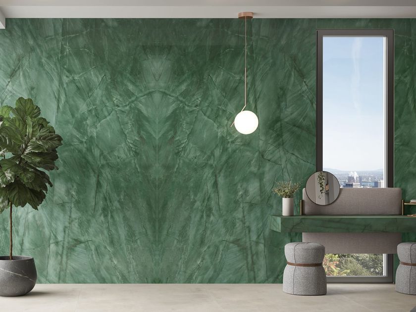 Atlas Plan
EXOTIC GREEN
Porcelain stoneware wall tiles with marble effect