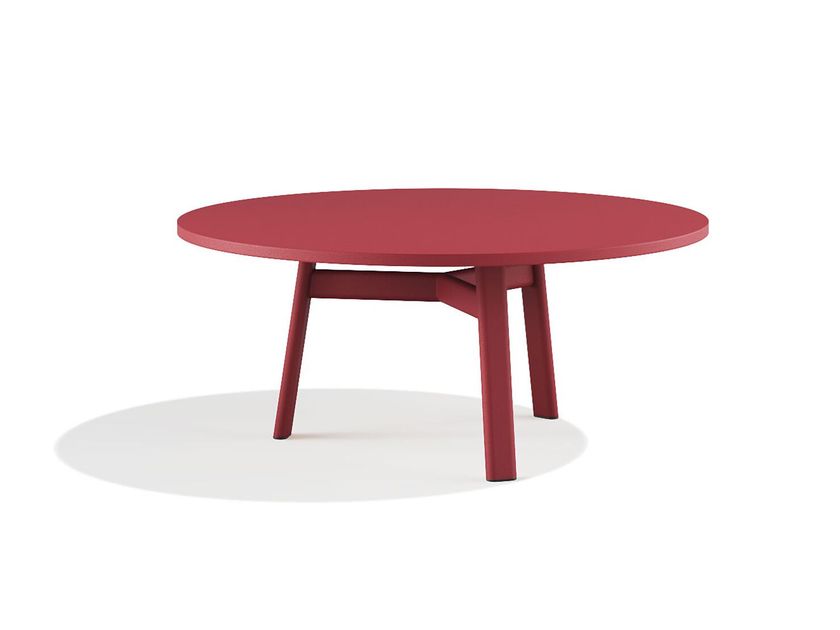 BABEL D
KANO
Round low powder coated steel coffee table