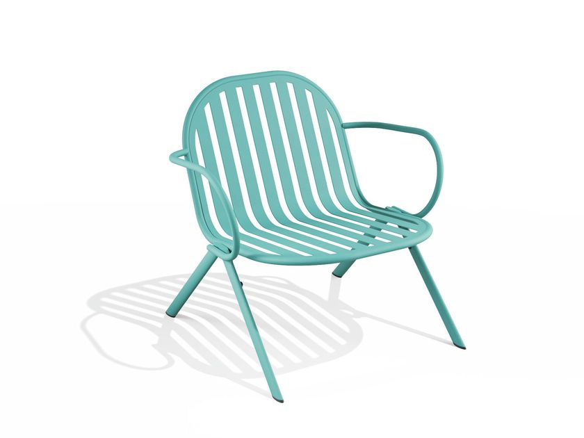 BABEL D
MELIK
Stackable powder coated steel easy chair with armrests